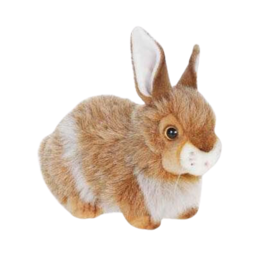 12" Brown Mix Rabbit Stuffed Animal - The Well Appointed House