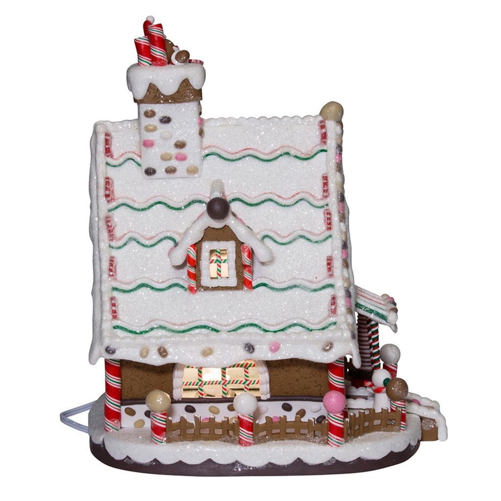 12" Lighted Christmas Gingerbread House-The Well Appointed House