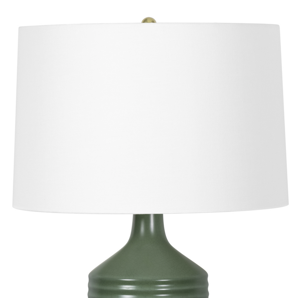 Olive Temperance Ceramic Table Lamp - The Well Appointed House