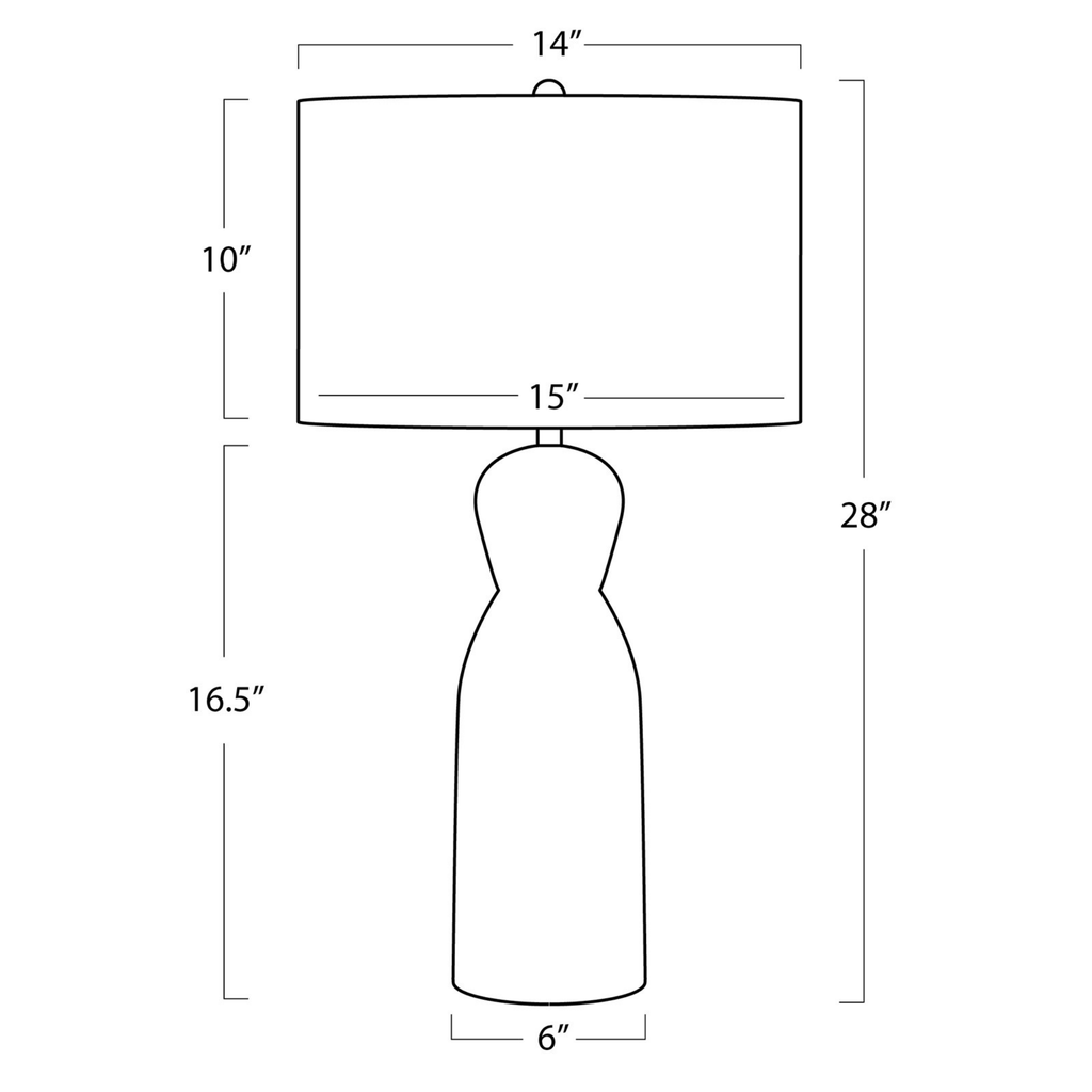 Indie Jade Table Lamp - The Well Appointed House