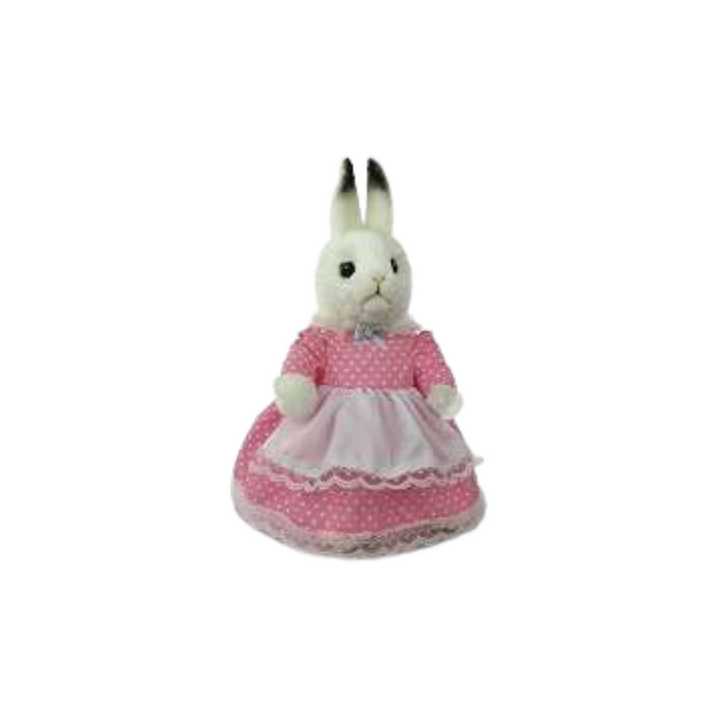 13" Dressed Bunny Mama Stuffed Animal - The Well Appointed House