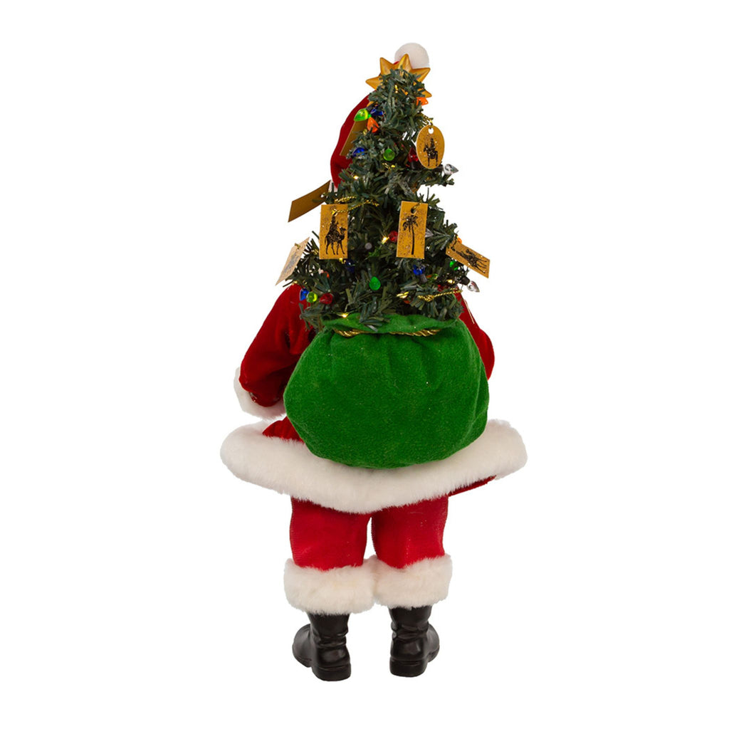 13" Fabriché™ Battery Operated LED Santa With Nativity Set-The Well Appointed House