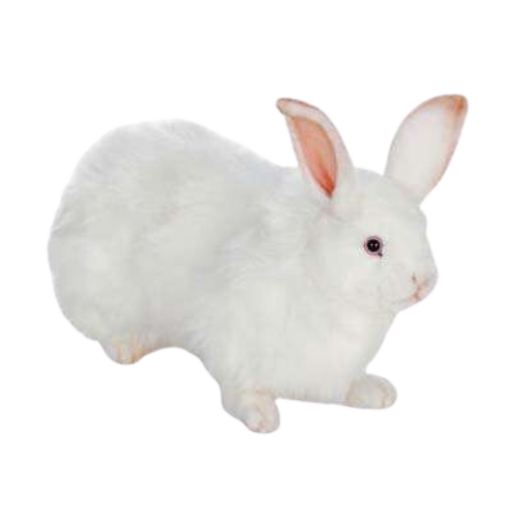 14" Snow Rabbit Stuffed Animal - The Well Appointed House