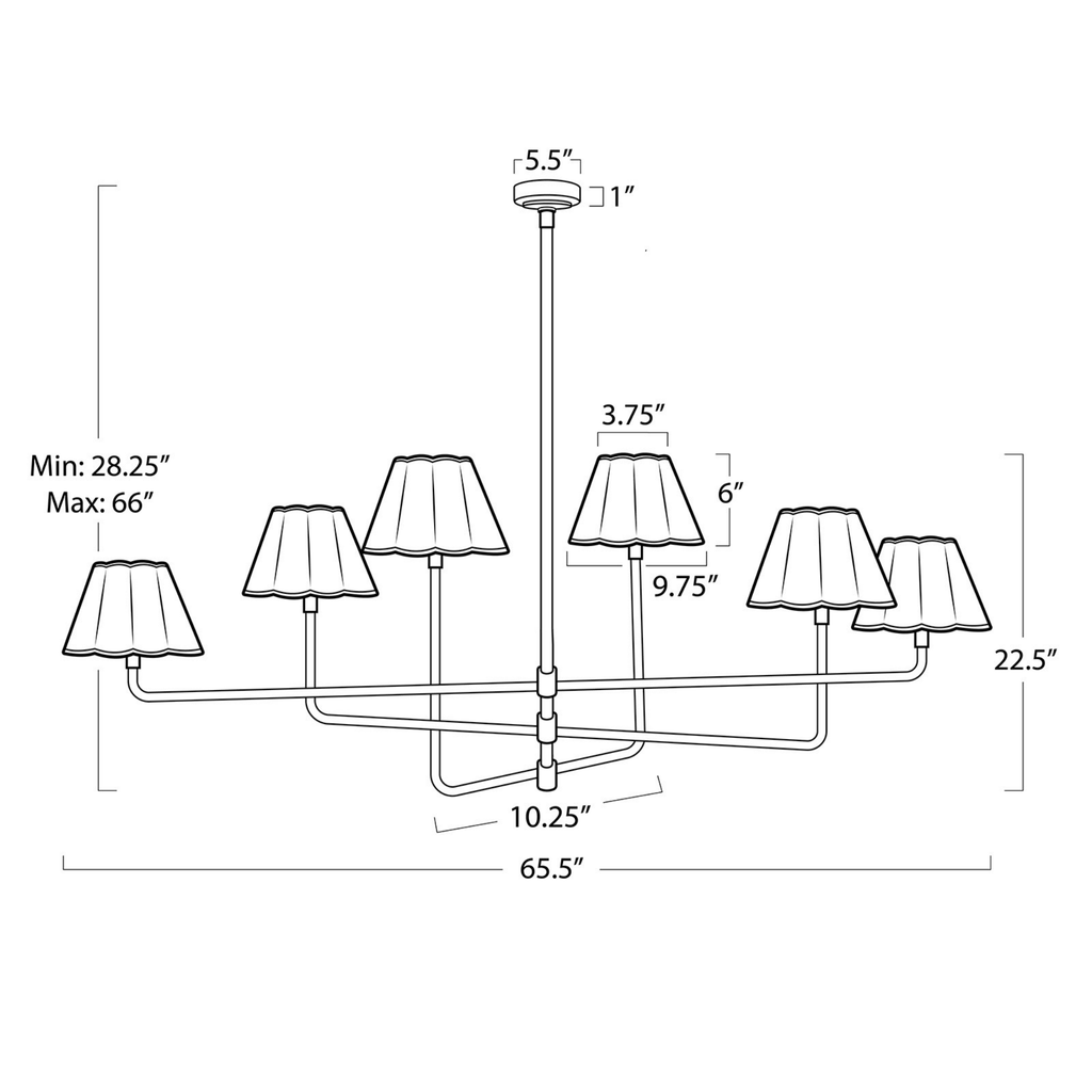 Polly Chandelier - The Well Appointed House