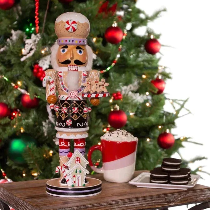 16" Gingerbread Nutcracker - Christmas Decor - The Well Appointed House