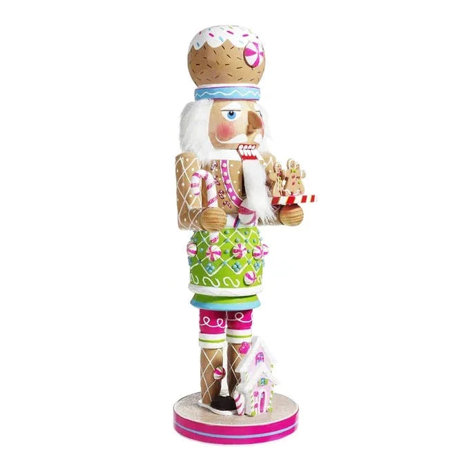 16" Gingerbread Nutcracker - Christmas Decor - The Well Appointed House