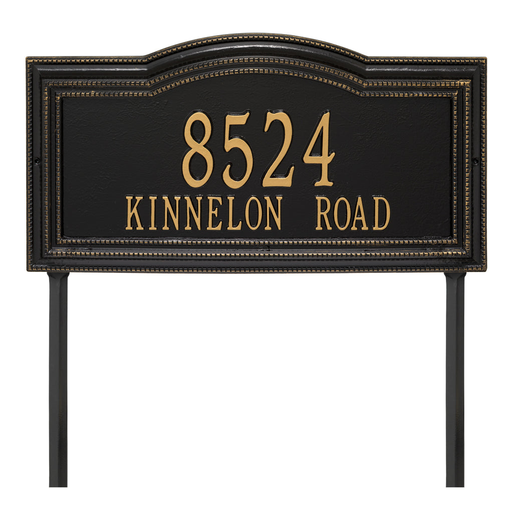 Personalized Extra Grande Arbor Lawn Plaque - The Well Appointed House