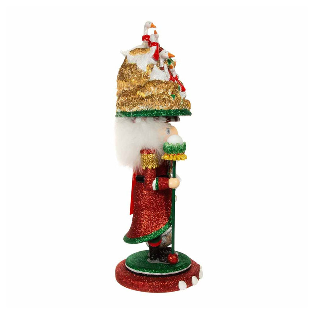 18" Hollywood Nutcrackers™ Six Geese A Laying Christmas Nutcracker-The Well Appointed House