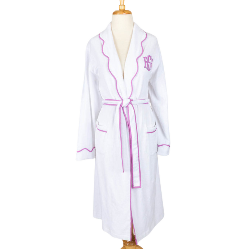 Terry Jersey Classic Robe with Brooks Monogram - The Well Appointed House