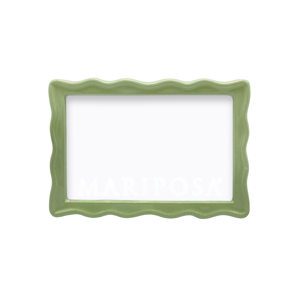 Green Wavy Frame - The Well Appointed House