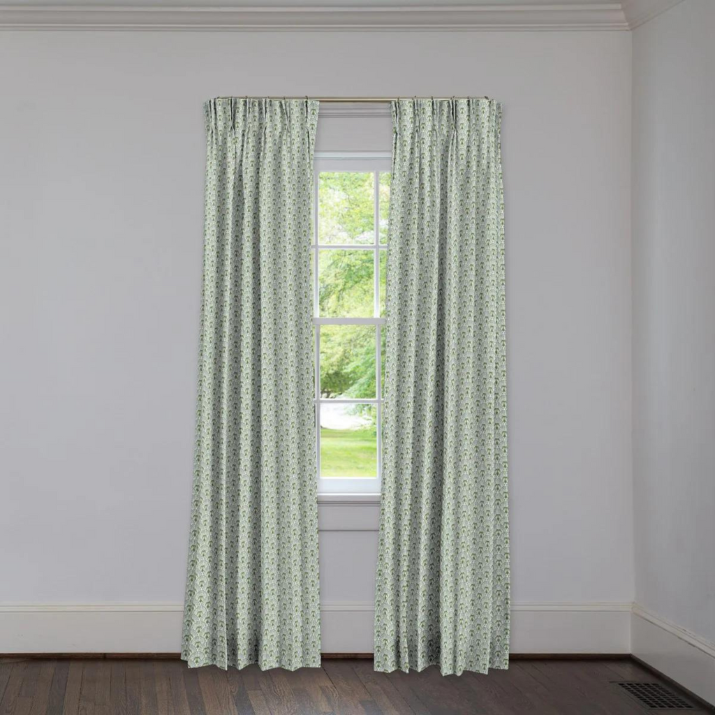 Whitby Meadow 3 Finger Pinch Pleat Custom Drapery - The Well Appointed House