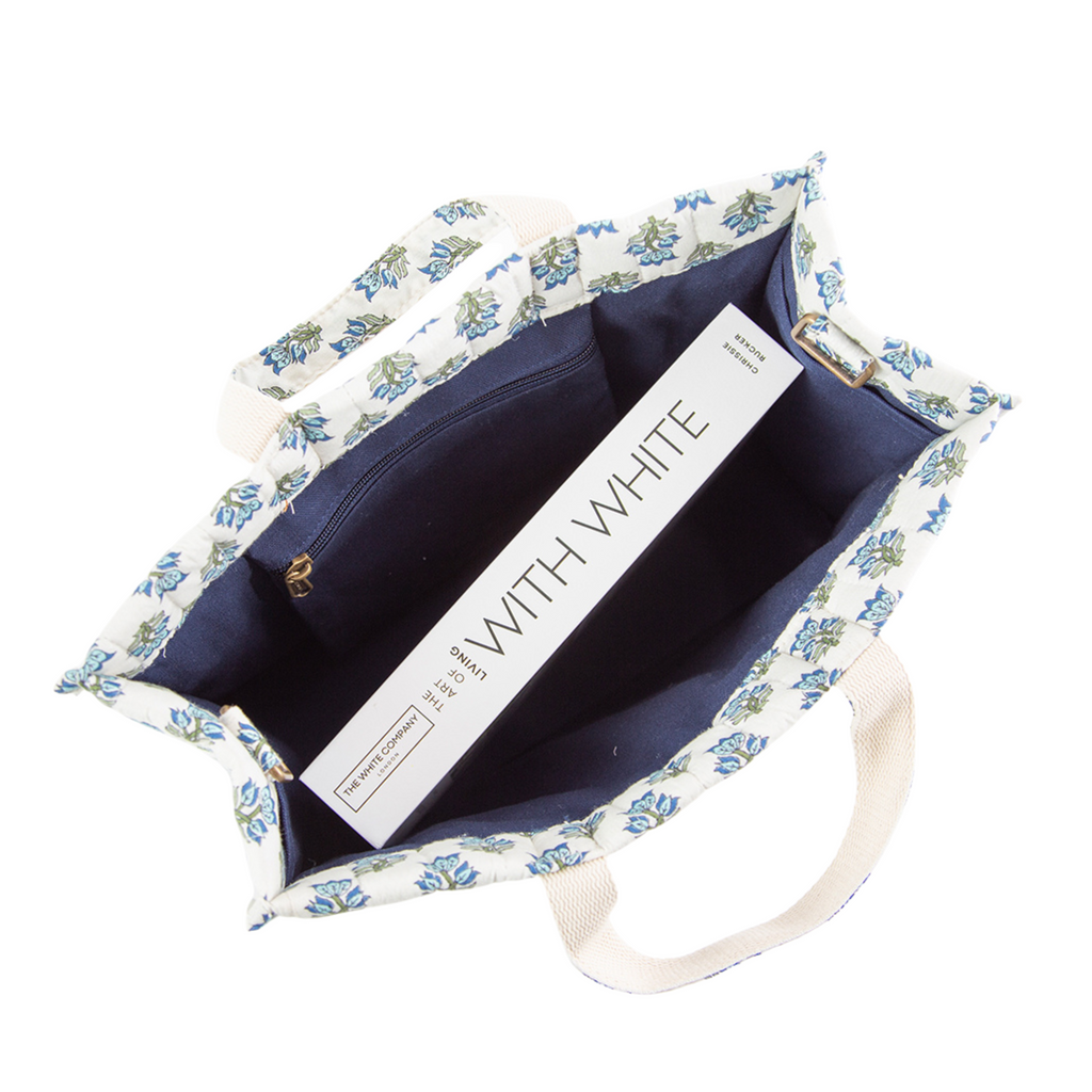 Monogrammed Block Print Tote - The Well Appointed House