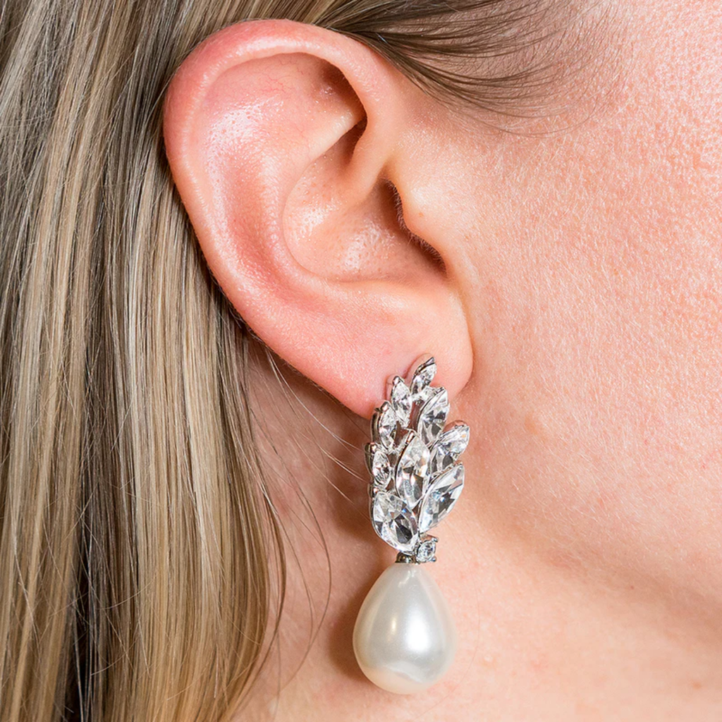 Audrey Hepburn Pearl Earrings - The Well Appointed House