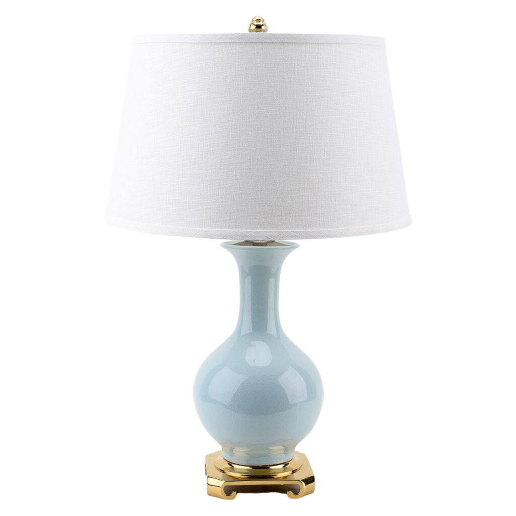 Tint Of Celadon Ball Vase Lamp - The Well Appointed House