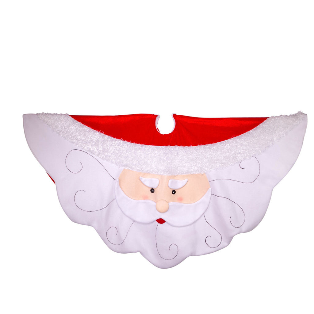 52" Santa Head Tree Skirt-The Well Appointed House