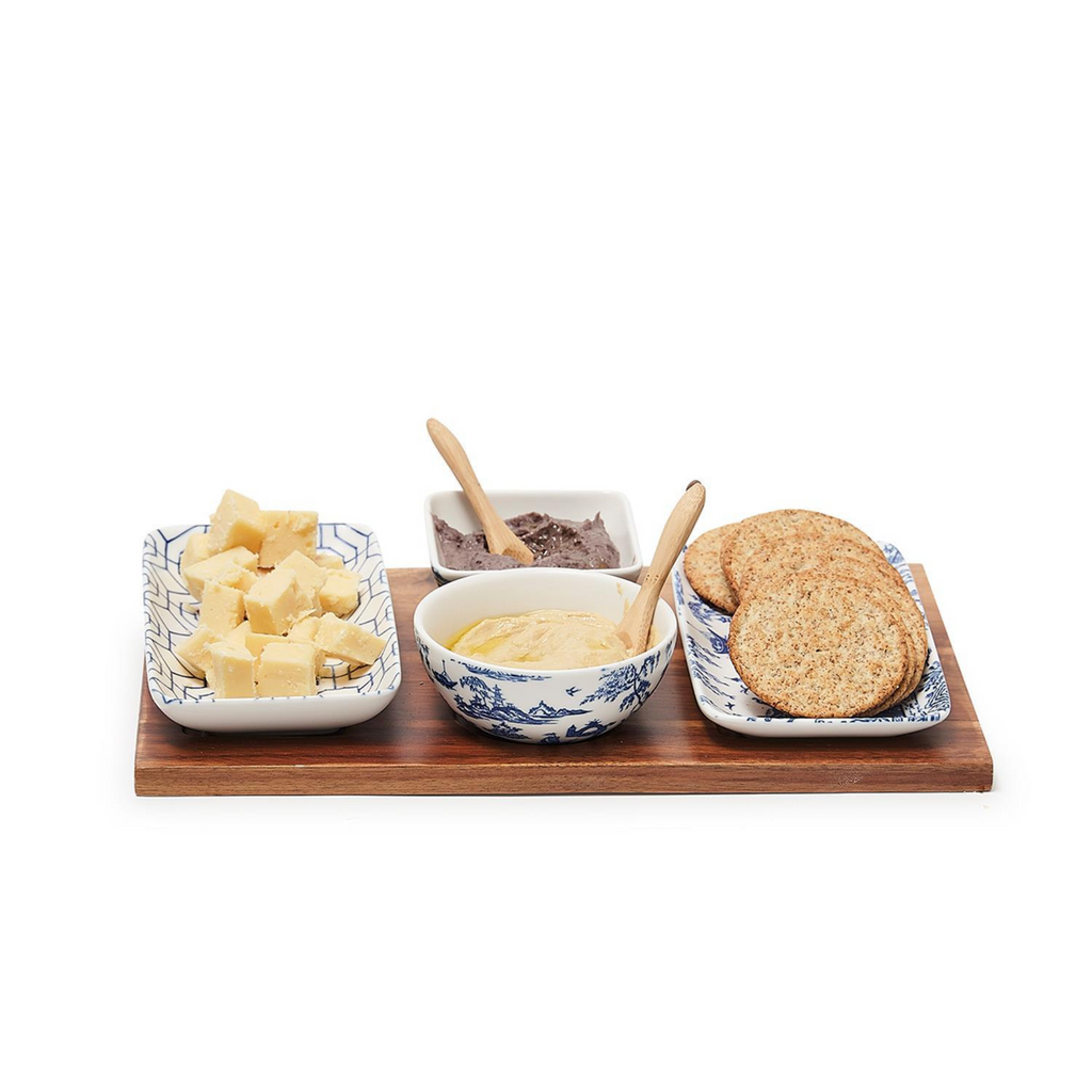 Chinoiserie 7 Pc Tidbits and Tapas Serving Set - The Well Appointed House