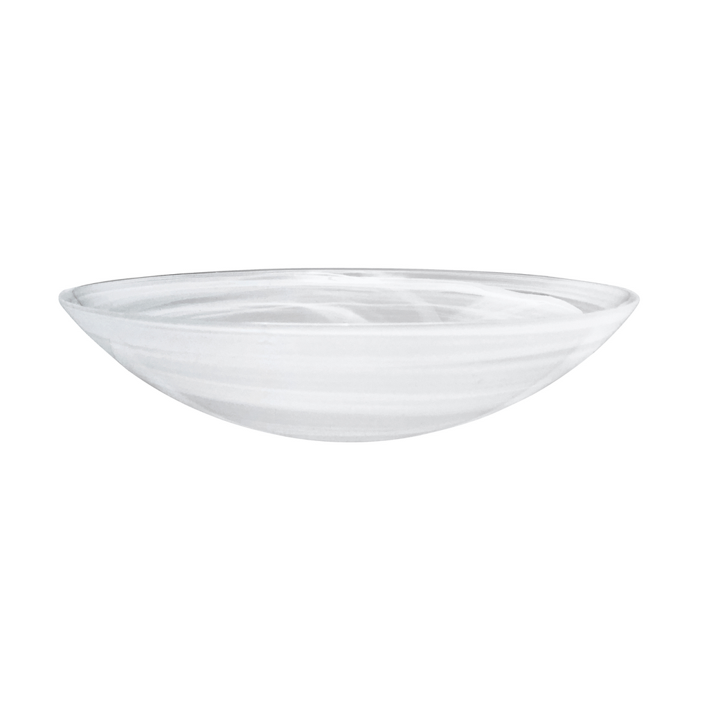 Alabaster White Serving Bowl - The Well Appointed House