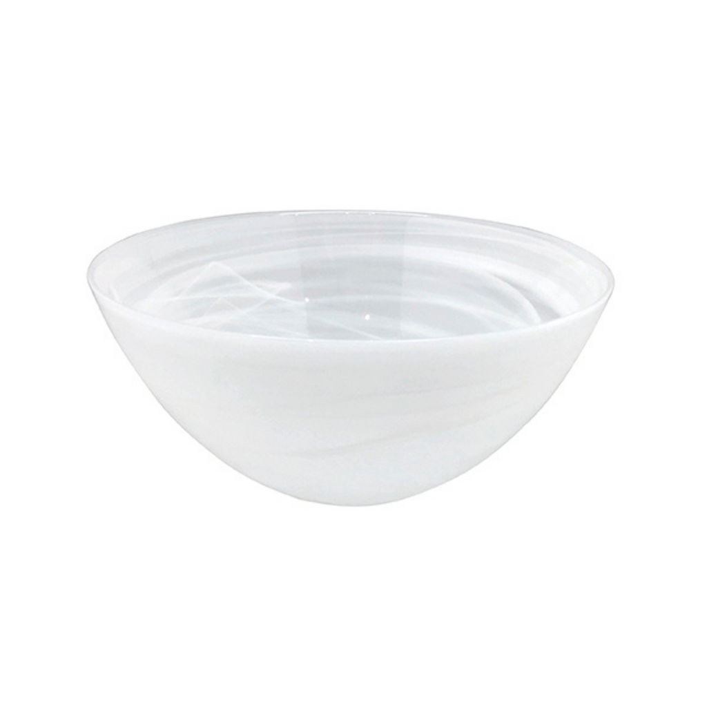 White Alabaster Medium Bowl - The Well Appointed House