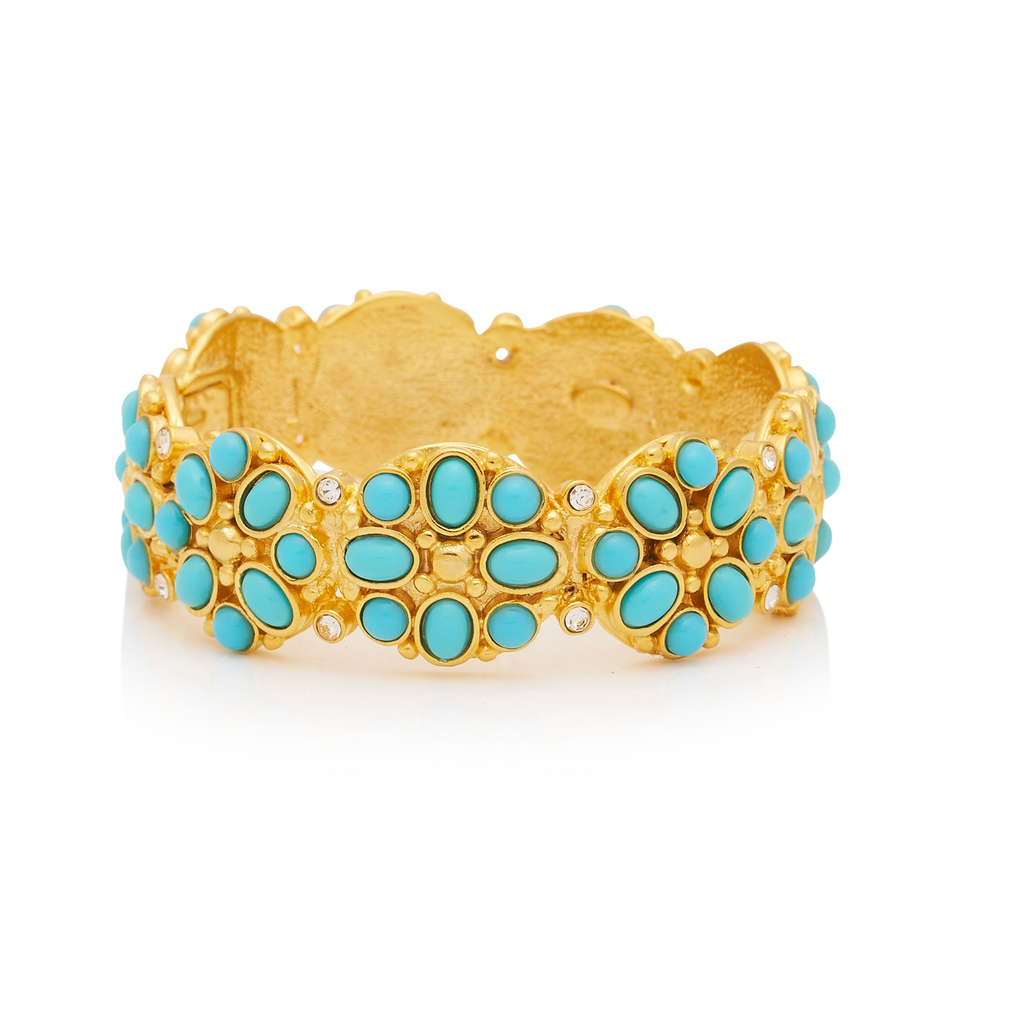 Gold & Turquoise Bracelet - The Well Appointed House