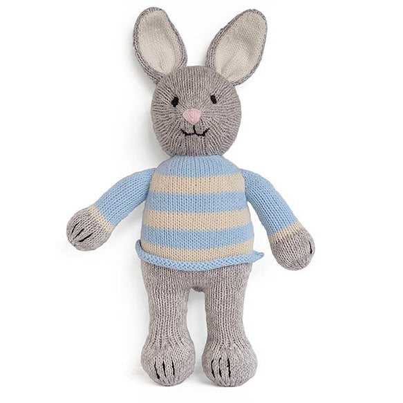 Grey Bunny in Sweater - The Well Appointed House