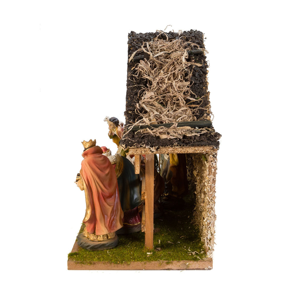 Nativity Set With A Stable, 11-Piece Set-The Well Appointed House