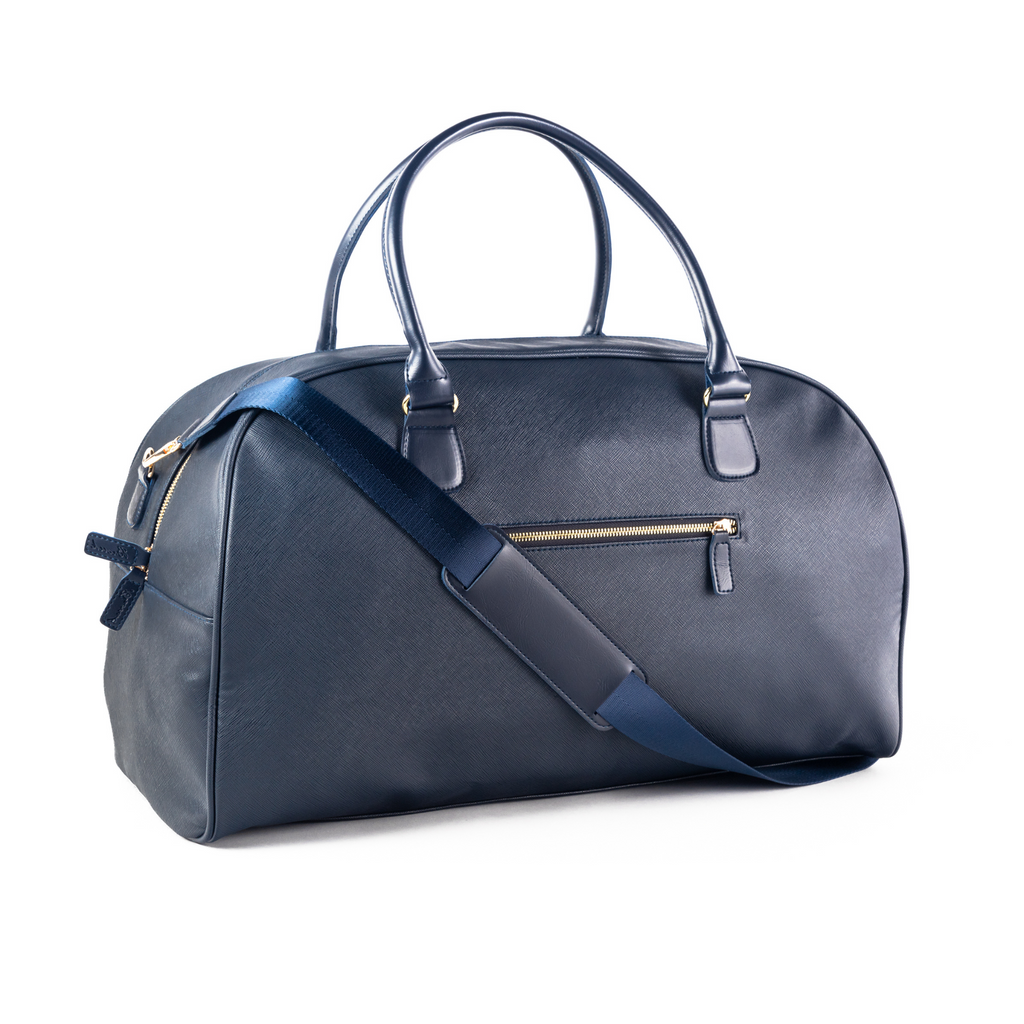 Alexa Large Weekender Bag in Navy - The Well Appointed House