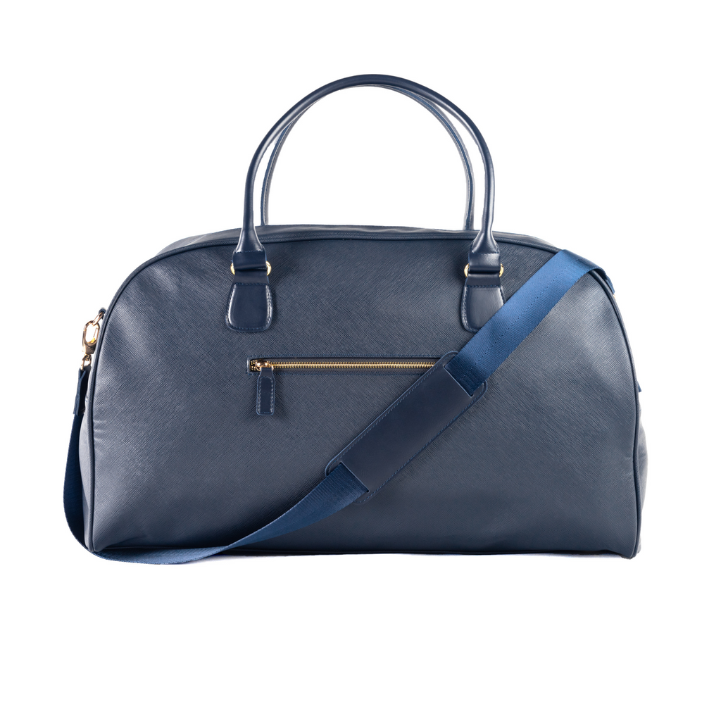 Alexa Large Weekender Bag in Navy - The Well Appointed House