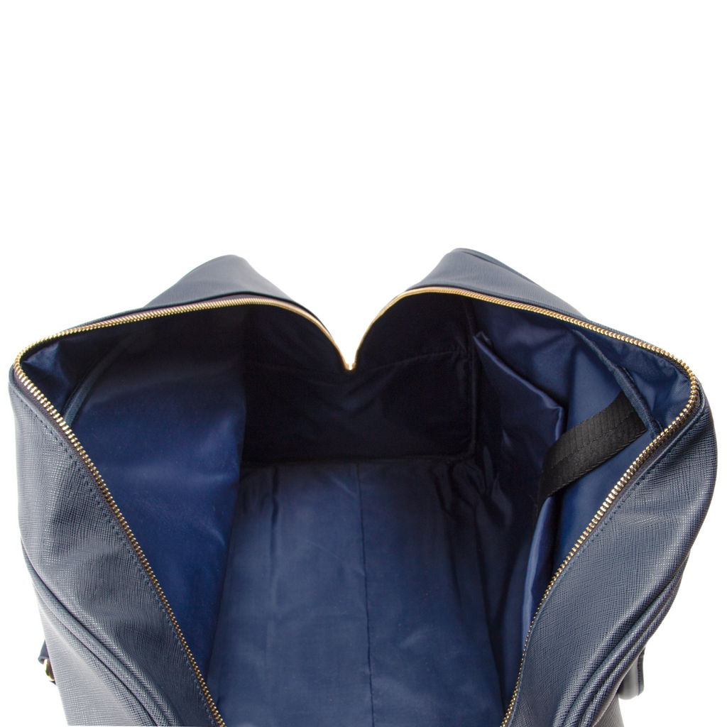 Alexa Large Weekender Bag in Navy - The Well Appointed House