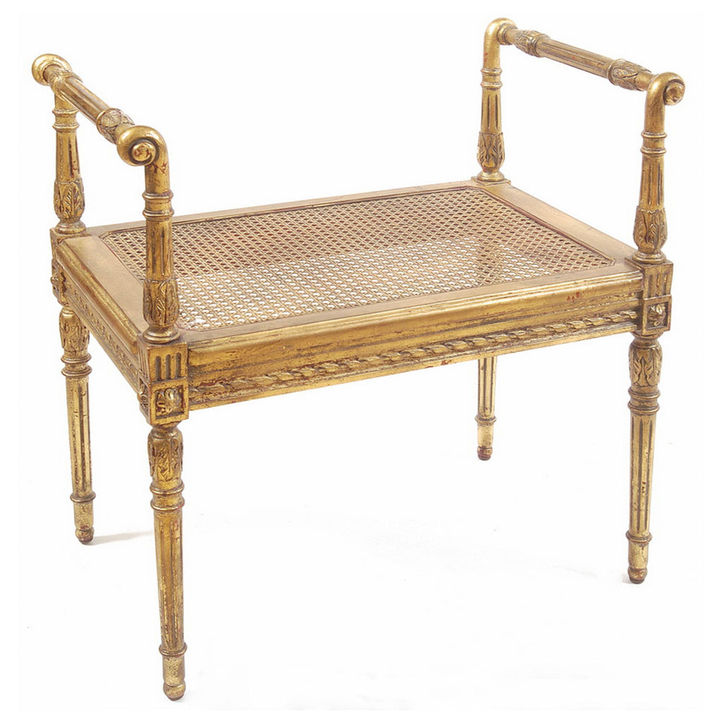 Alina Gold Bench- The Well Appointed House