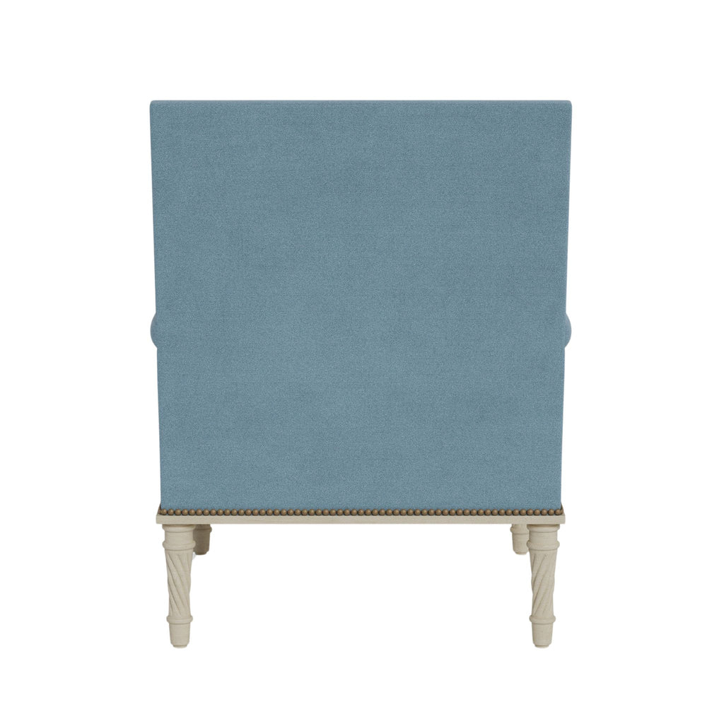 Azure Rolled Arm Upholstered Chair- The Well Appointed House