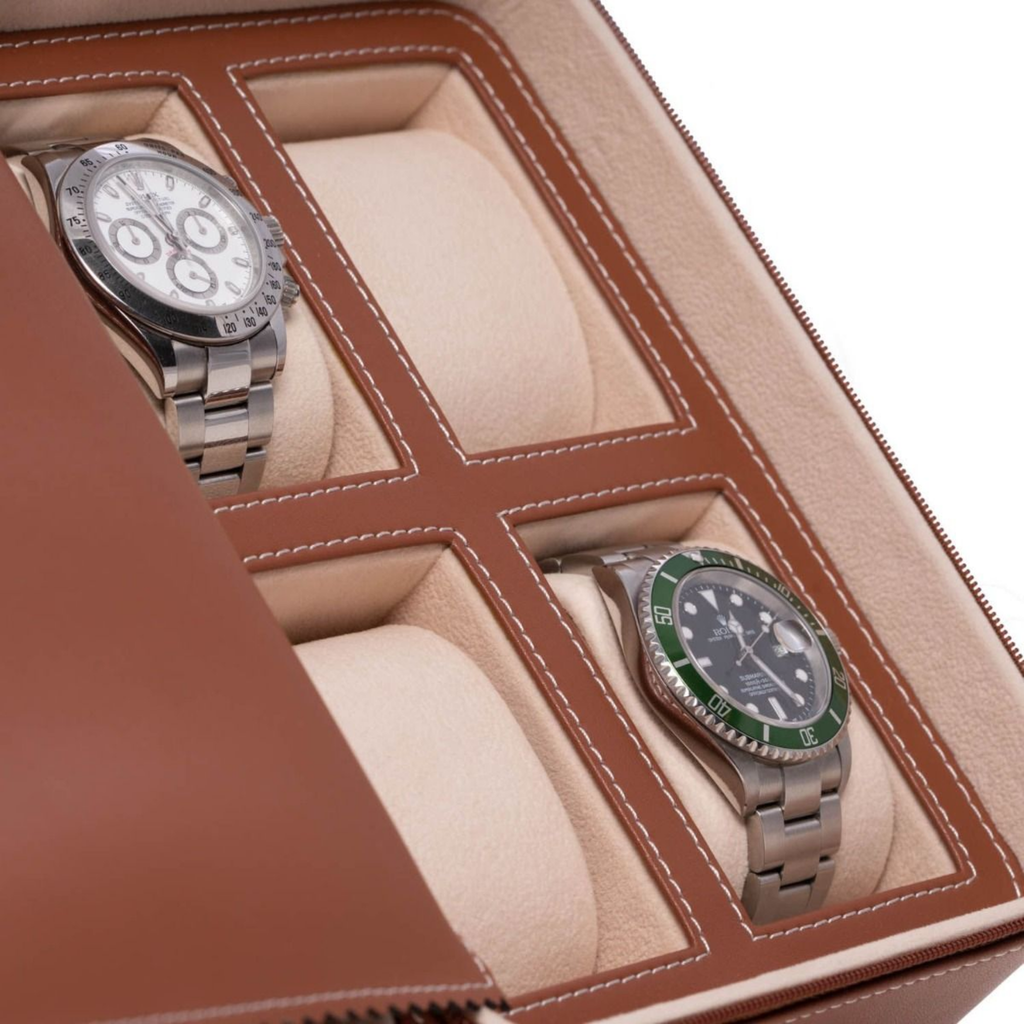 Drake Leather Travel Watch Case - The Well Appointed House