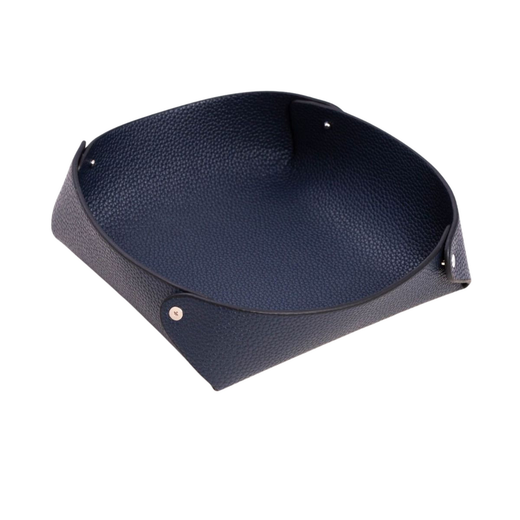 Alex Green Leather Valet Tray - The Well Appoointed House