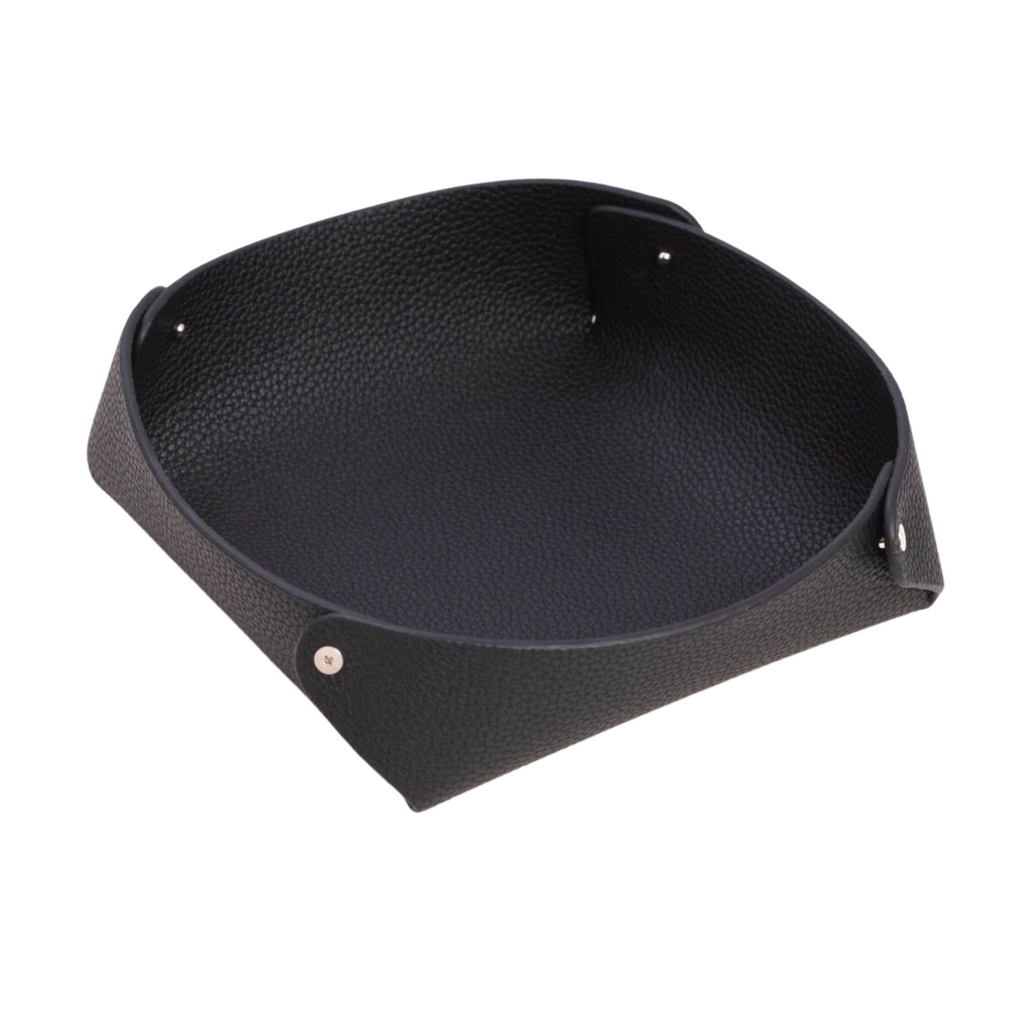 Alex Green Leather Valet Tray - The Well Appoointed House