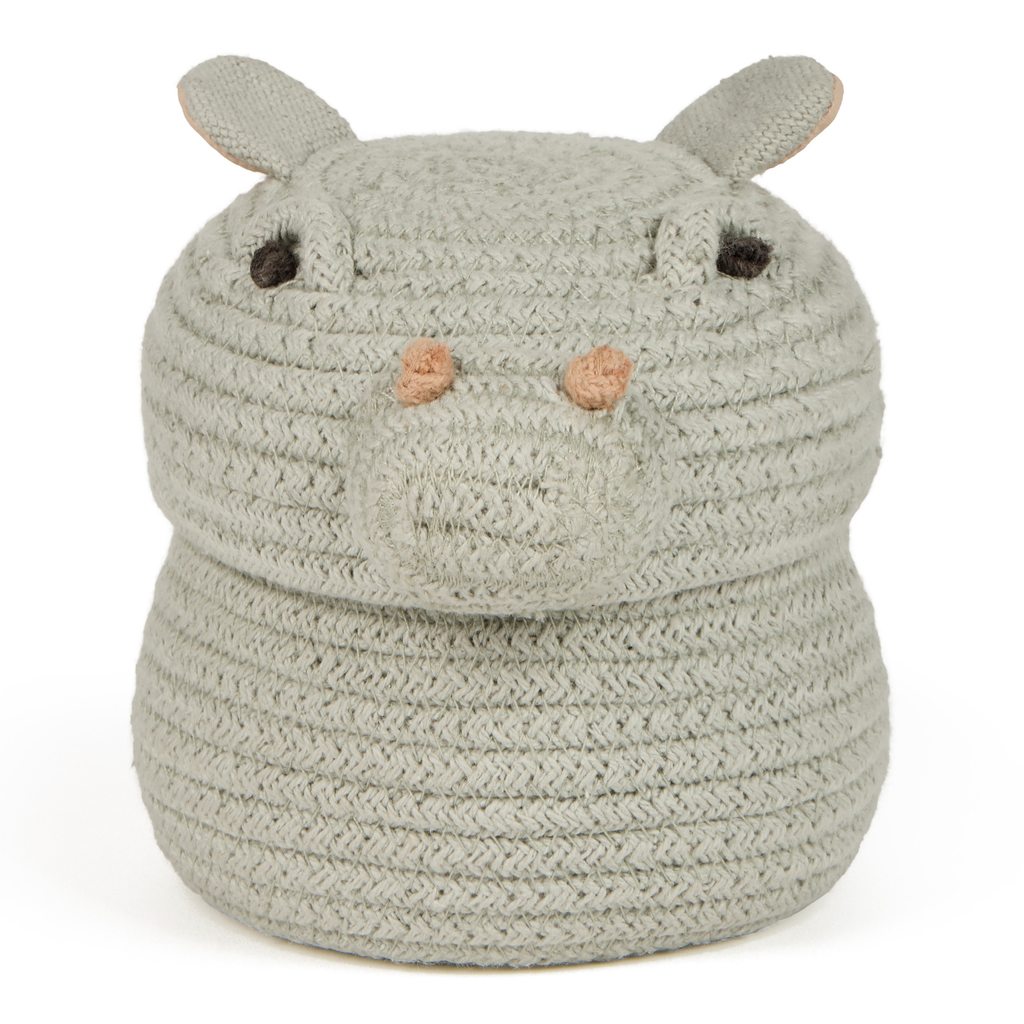 Mini Henry The Hippo Storage Basket - The Well Appointed House