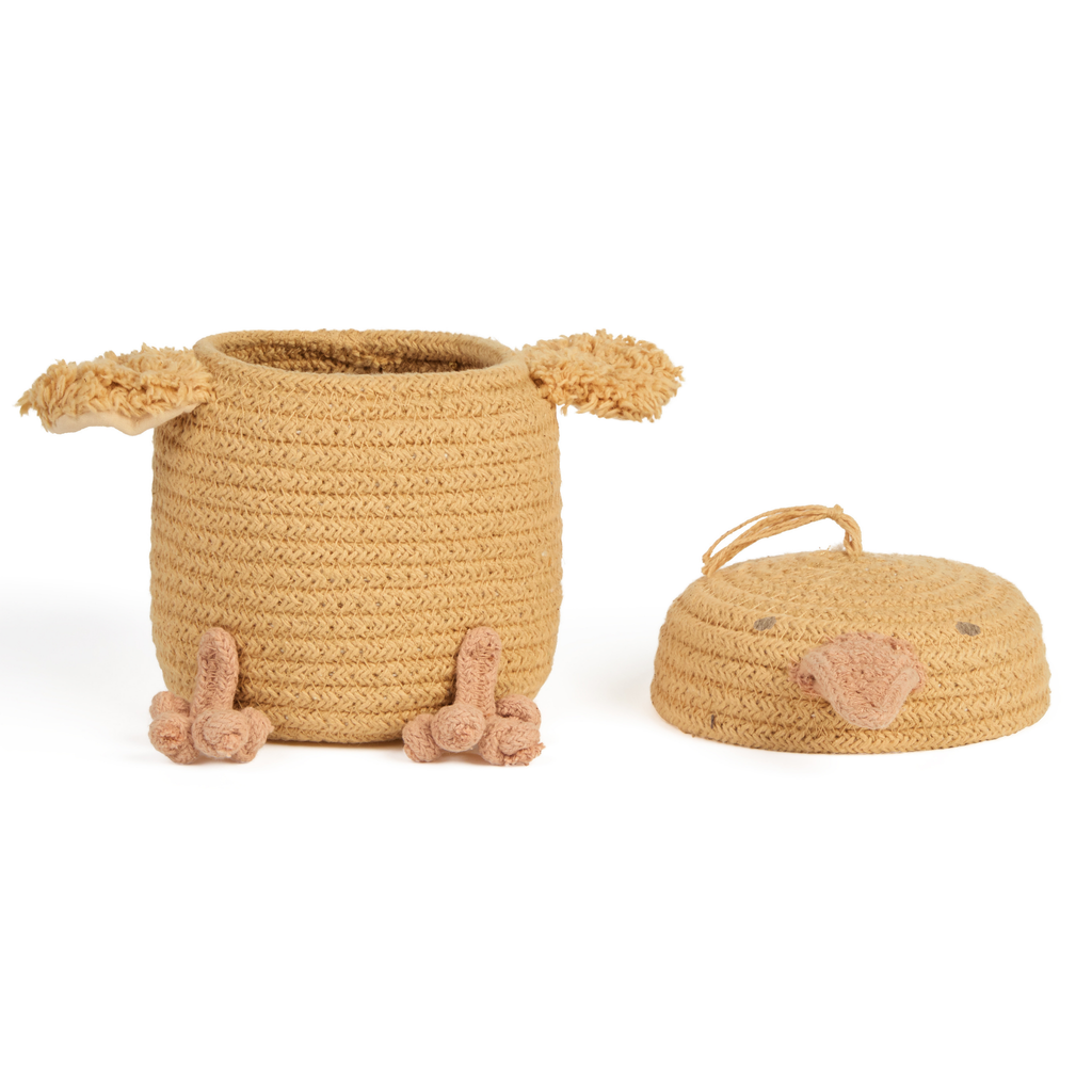 Mini Charlie The Chicken Storage Basket - The Well Appointed House