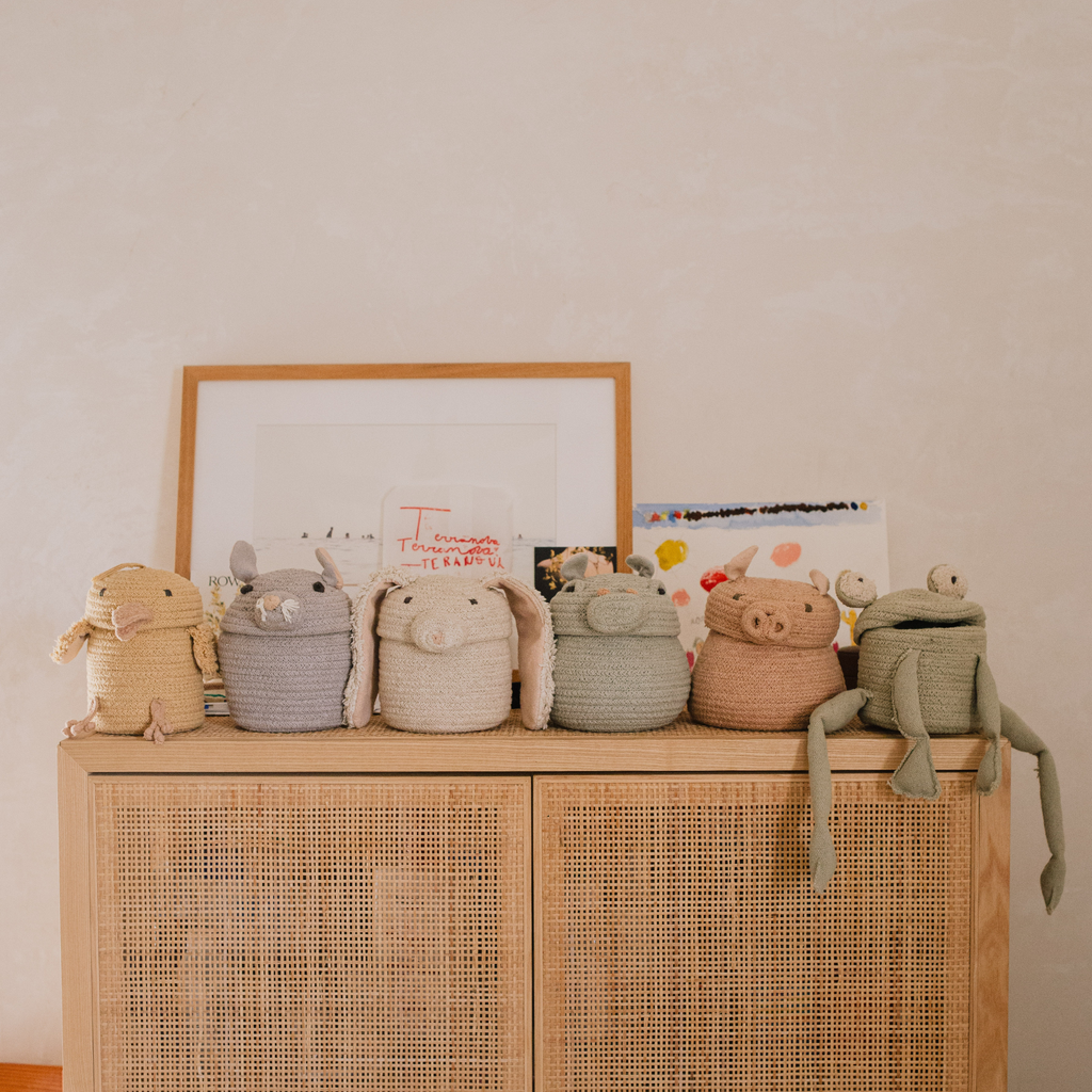 Mini Charlie The Chicken Storage Basket - The Well Appointed House