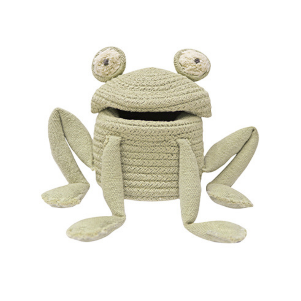 Mini Fred The Frog Storage Basket - The Well Appointed House