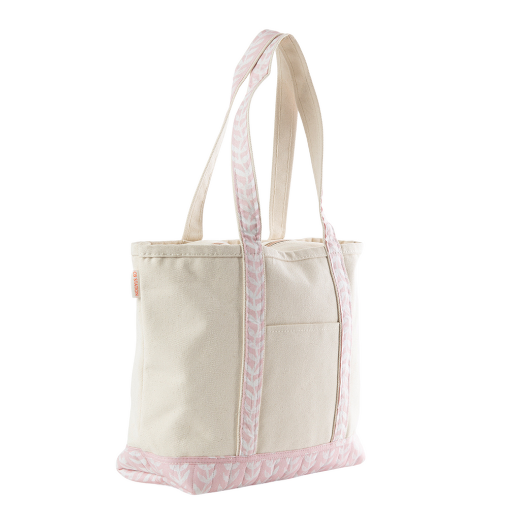 Monogrammed Monogrammed Block Print Weekender - The Well Appointed House