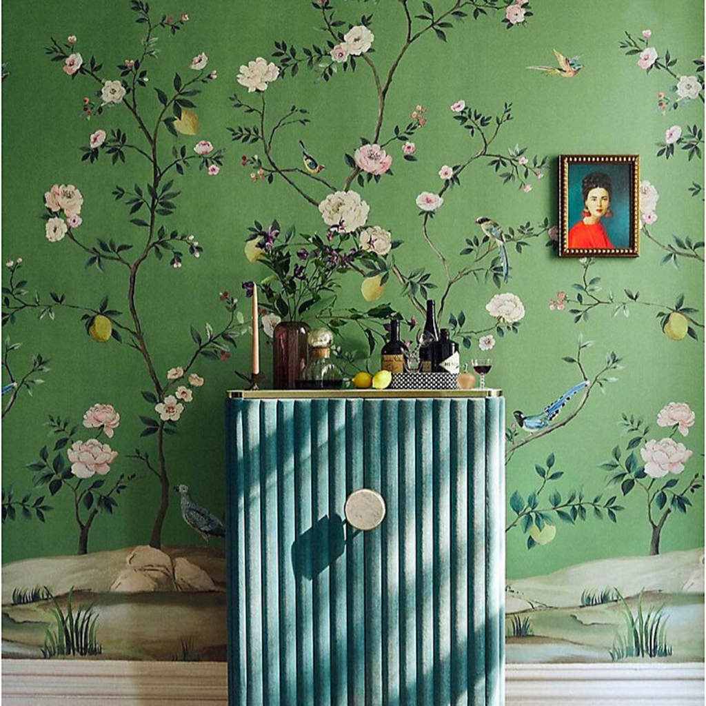 Blossom Chinoiserie Mural - The Well Appointed House