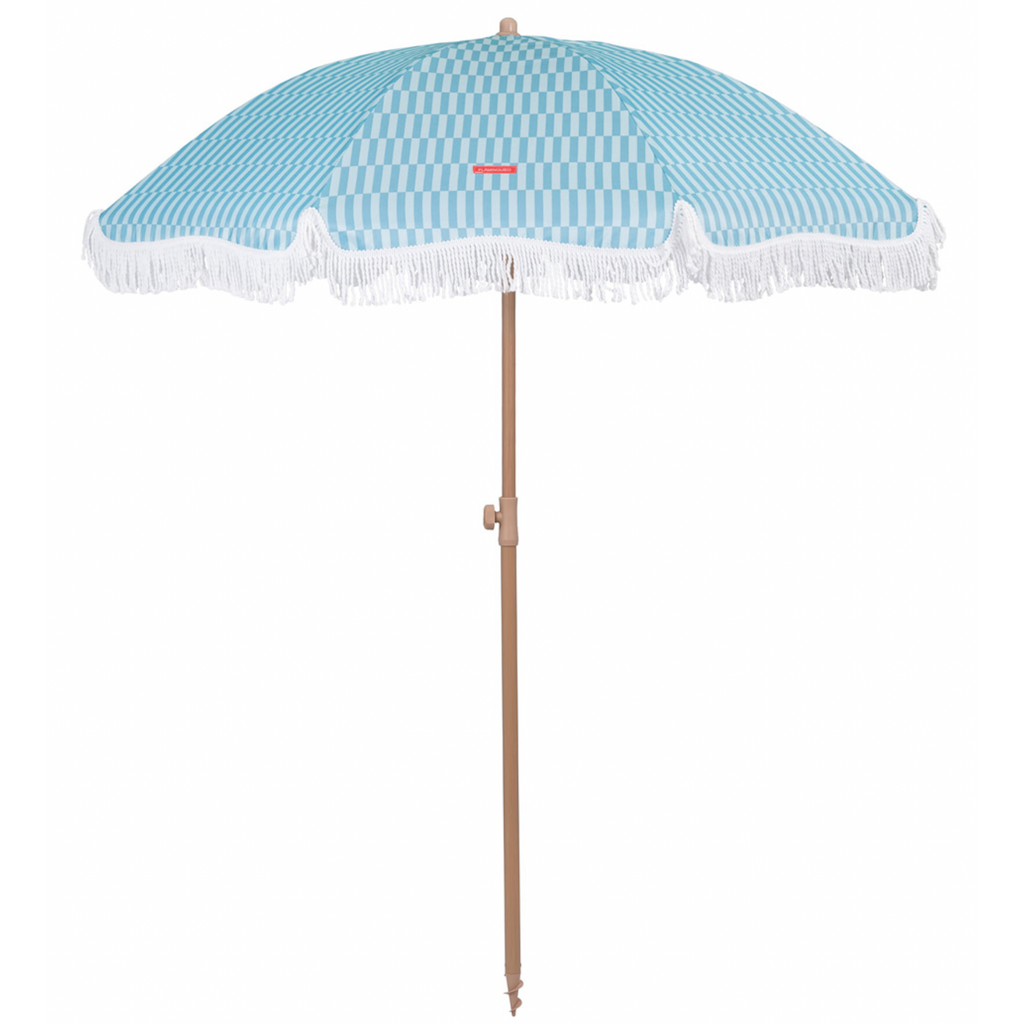 Blue Beach Umbrella-The Well Appointed House