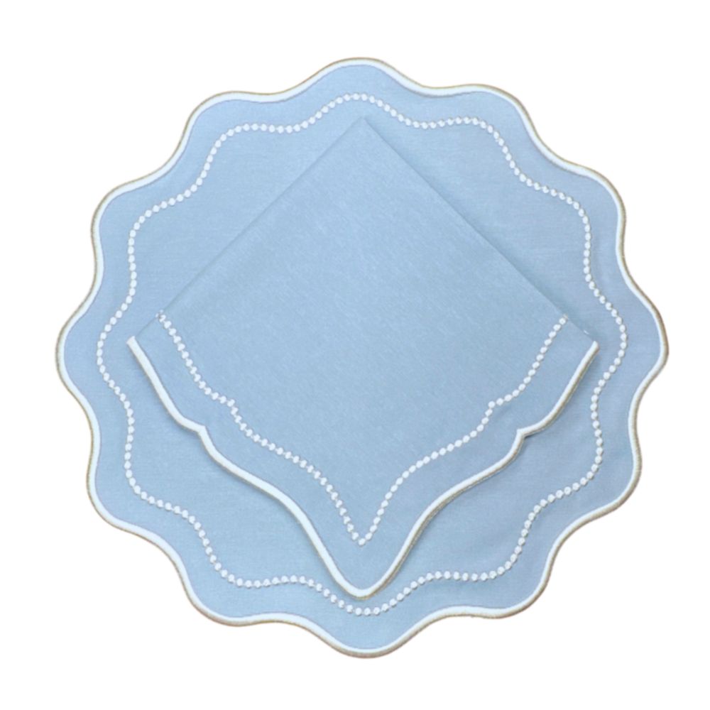 Waverly Napkin in Blue, Set of 4 - The Well Appointed House