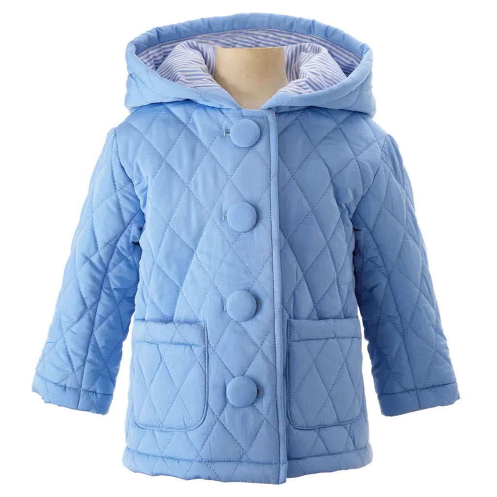 Blue Quilted Jacket - The Well Appointed House