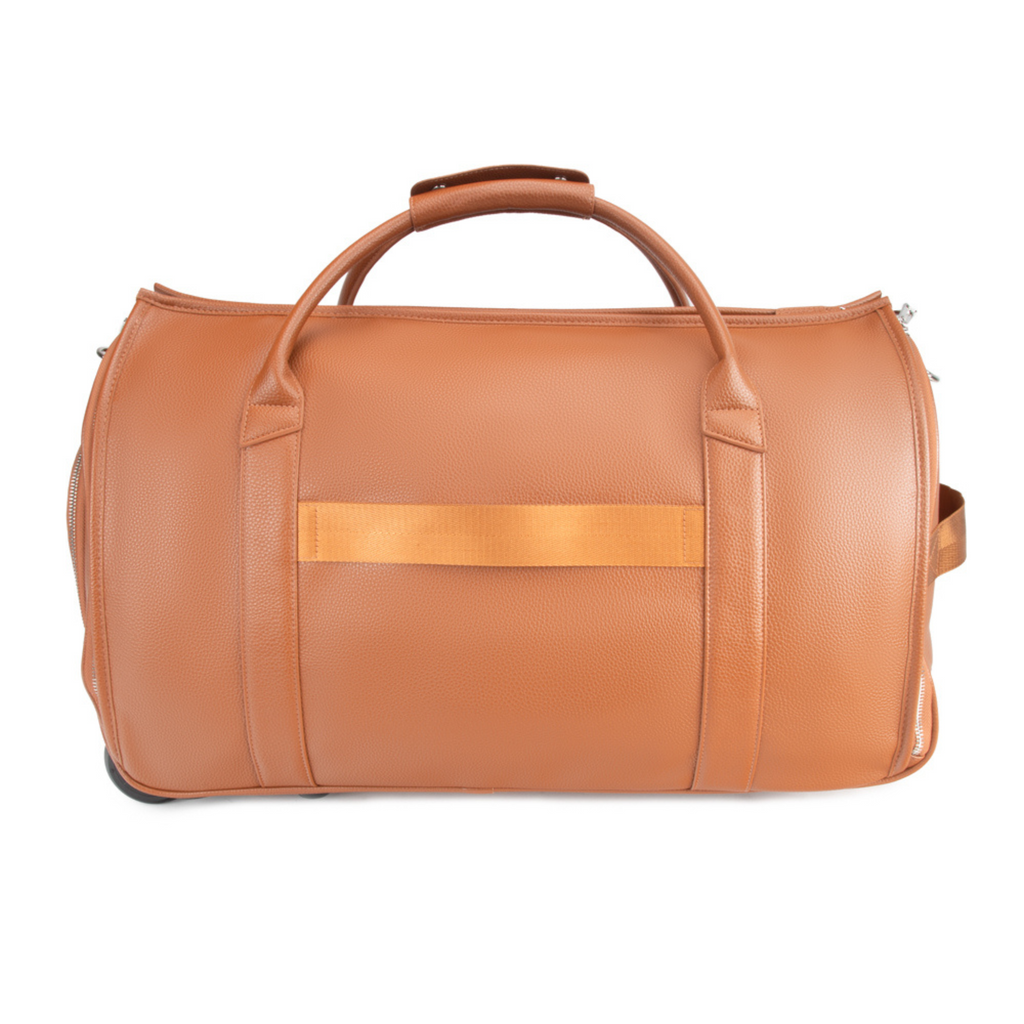 Brett 2-in-1 Garment & Duffel Roller Bag in Chestnut - The Well Appointed House