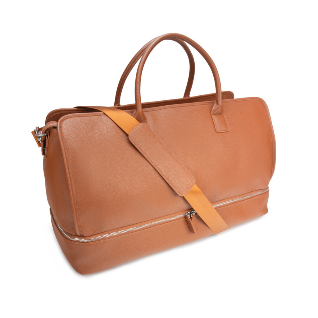 Brett Weekender Bag in Chestnut - The Well Appointed House