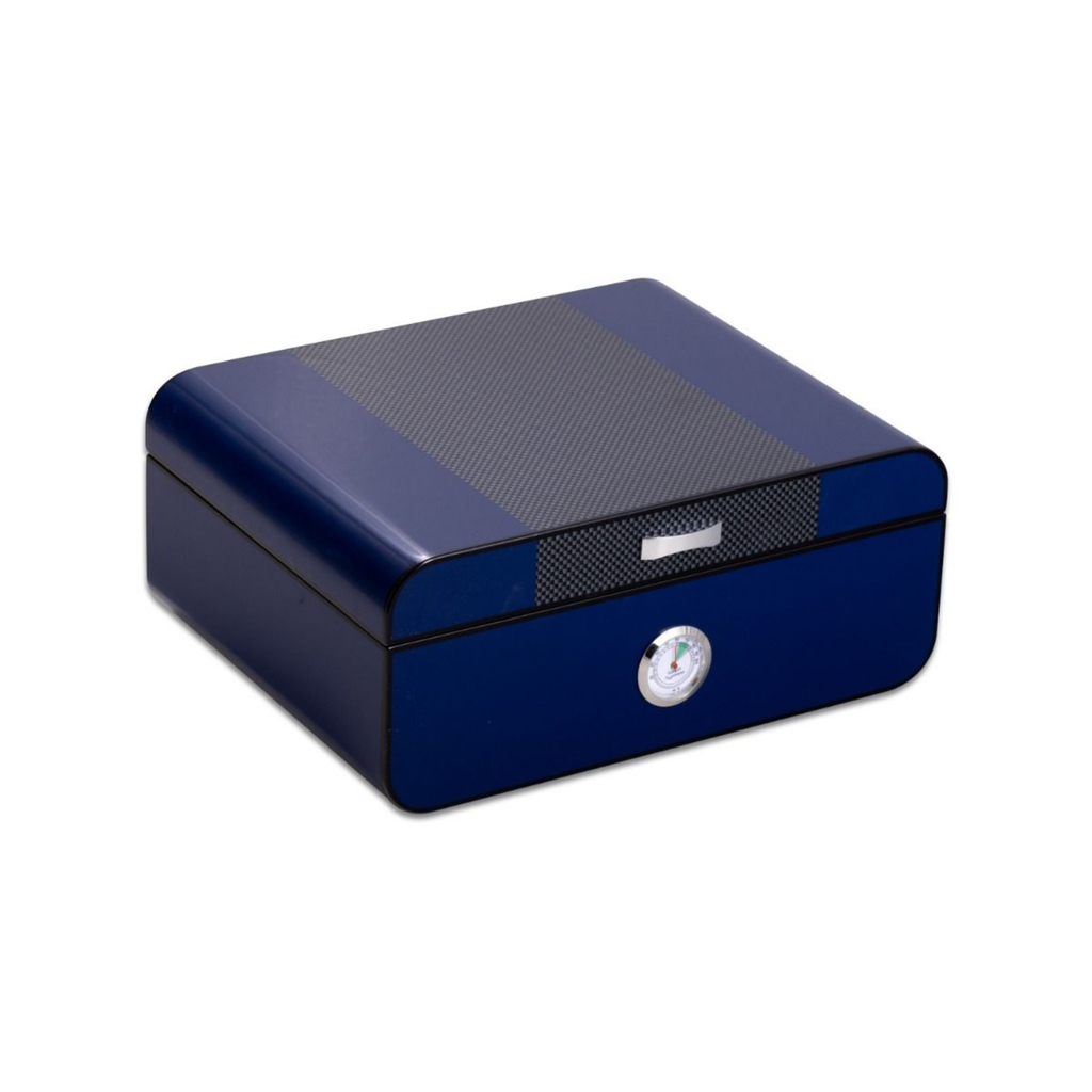 Landon Blue Cigar Humidor - The Well Appointed House