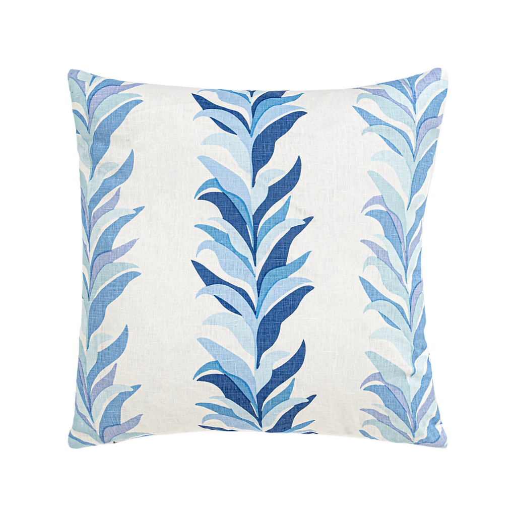 Chira Island Pillow in Blue Marine - THE WELL APPOINTED H OUSE