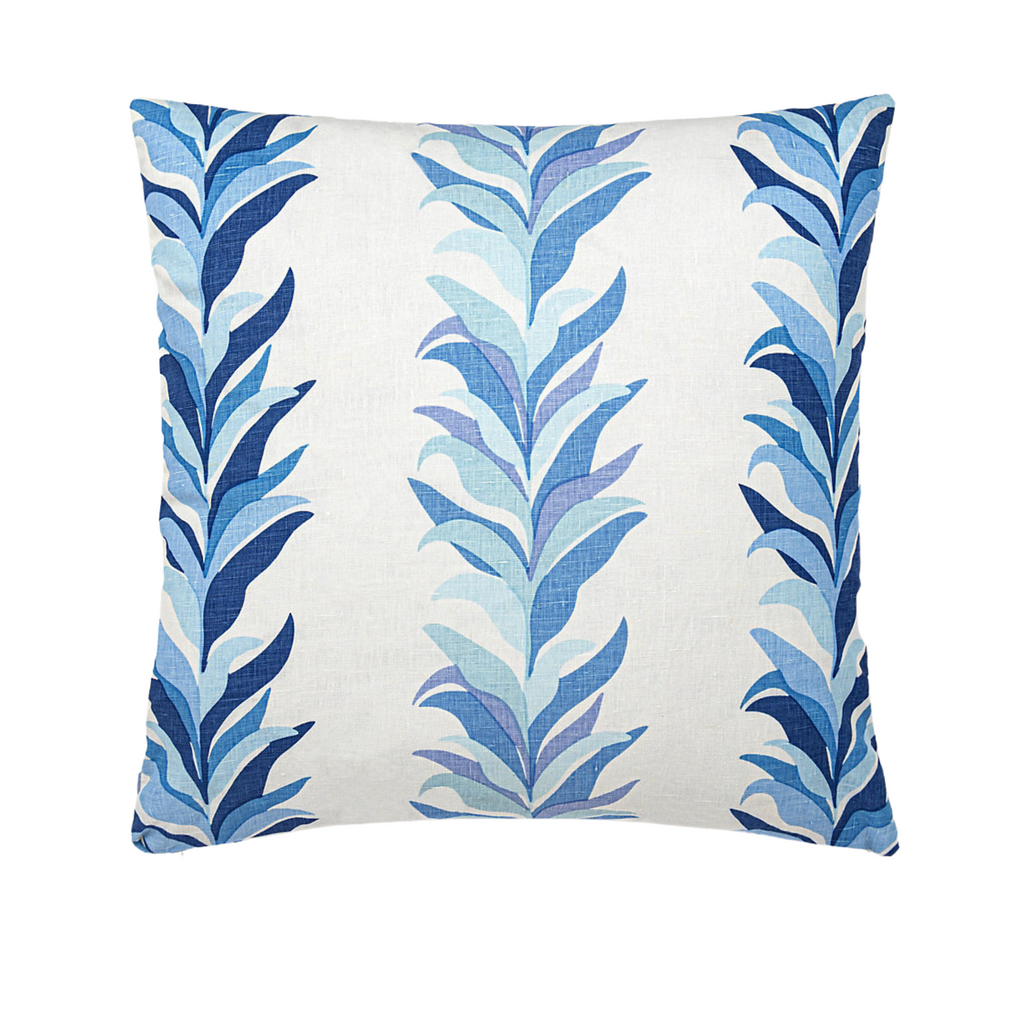 Chira Island Pillow in Blue Marine - THE WELL APPOINTED H OUSE