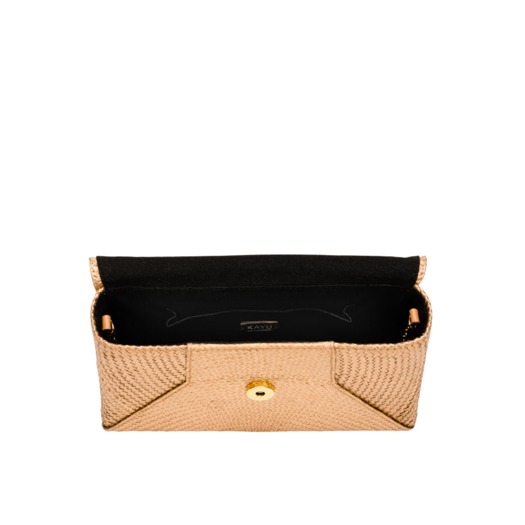 Cassia Straw Clutch Bag in Natural - The Well Appointed House