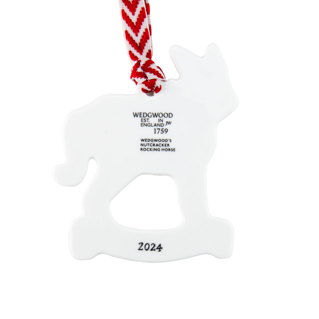 Christmas New Baby 2024 Rocking Horse Ornament - The Well Appointed House