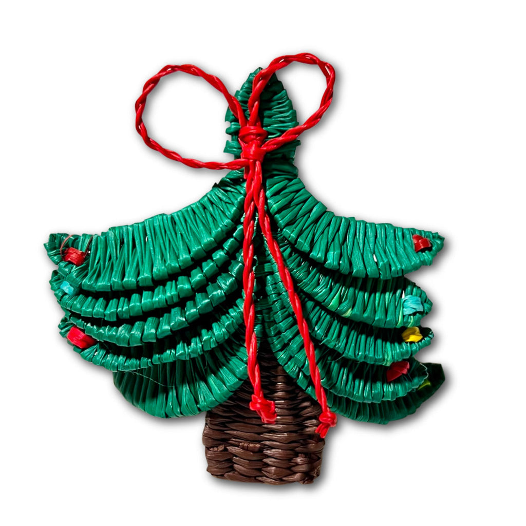 Raffia Napkin Ring in Christmas Tree - The Well Appointed House